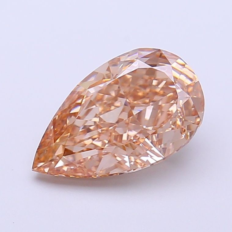 Loose Diamond - PEAR 2.35ct Fancy Light Brown VVS1: Loose Diamond - PEAR 2.35ct Fancy Light Brown VVS1 Source: This is a real non-mined Diamond that has been grown in a lab Shape: PEAR Carats: 2.35 Color: Fancy Light Brown Certification: IGI Video: