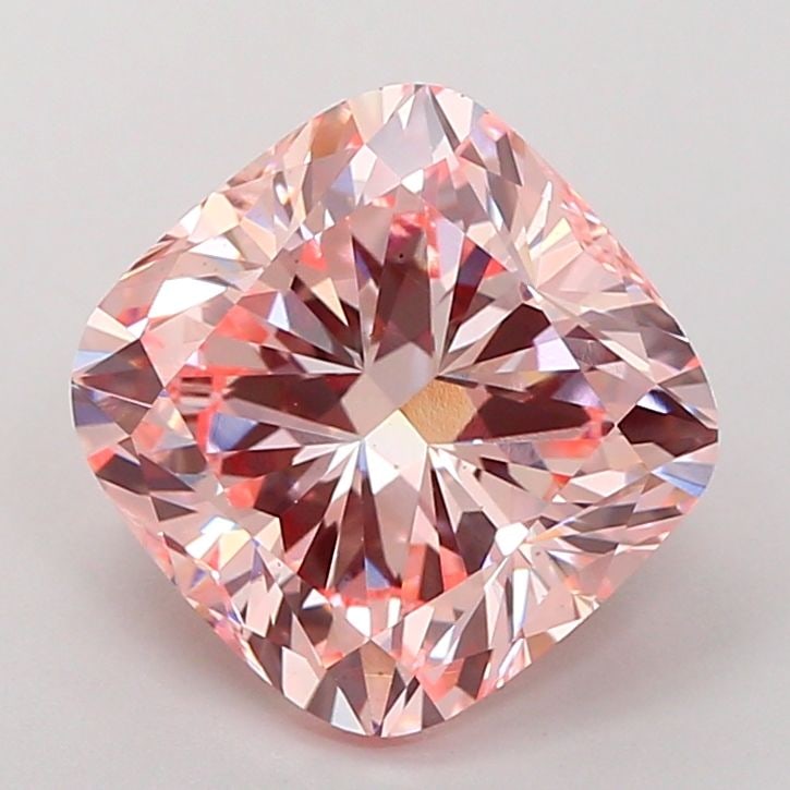 Loose Diamond - CUSHION MODIFIED 4.05ct Fancy Intense Pink VS1: Loose Diamond - CUSHION MODIFIED 4.05ct Fancy Intense Pink VS1 Source: This is a real non-mined Diamond that has been grown in a lab Shape: CUSHION MODIFIED Carats: 4.05 Color: Fancy Intense Pink Cert