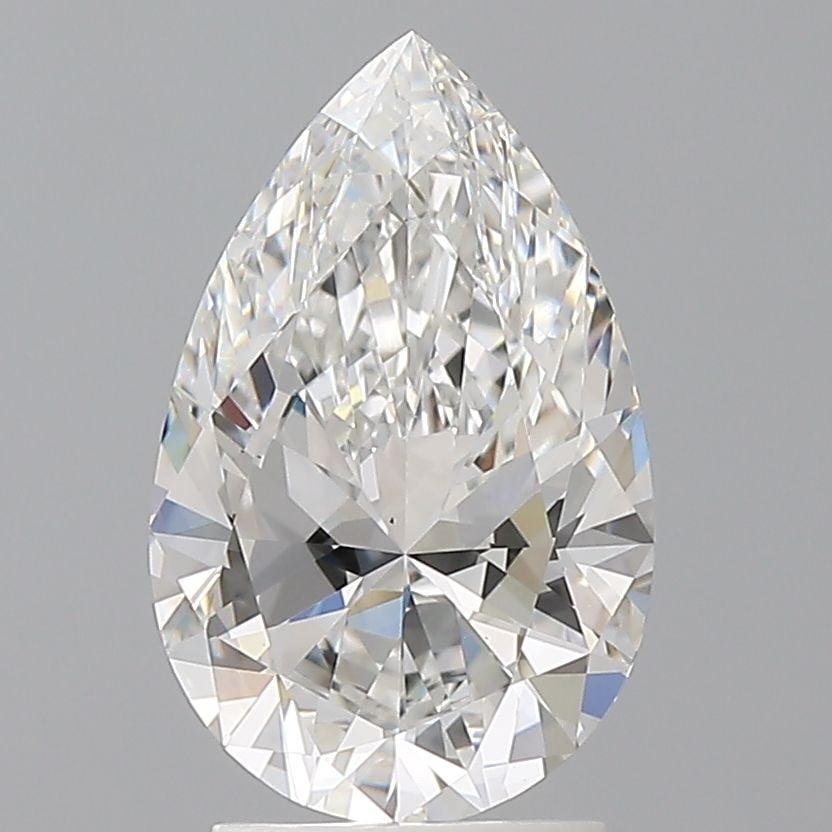 Loose Diamond - PEAR 2.5ct E VS1: Loose Diamond - PEAR 2.5ct E VS1 Source: This is a real non-mined Diamond that has been grown in a lab Shape: PEAR Carats: 2.5 Color: E Clarity: VS1 Certification: IGI Video: