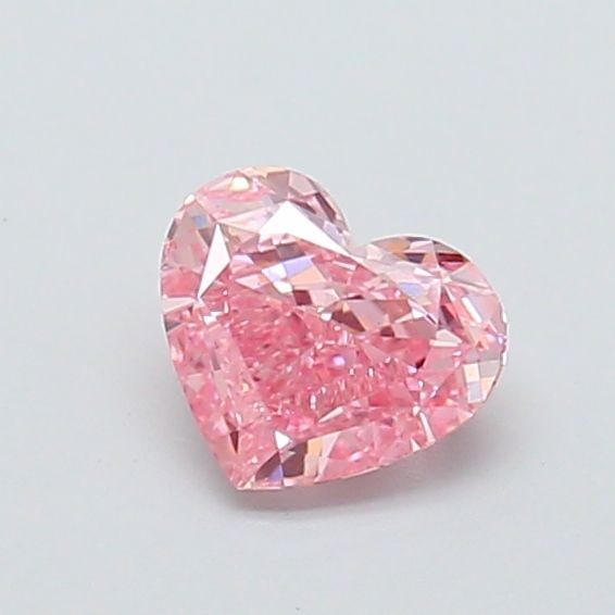 Loose Diamond - HEART 0.7ct Fancy Vivid Pink VS1: Loose Diamond - HEART 0.7ct Fancy Vivid Pink VS1 Source: This is a real non-mined Diamond that has been grown in a lab Shape: HEART Carats: 0.7 Color: Fancy Vivid Pink Certification: NONE Video: