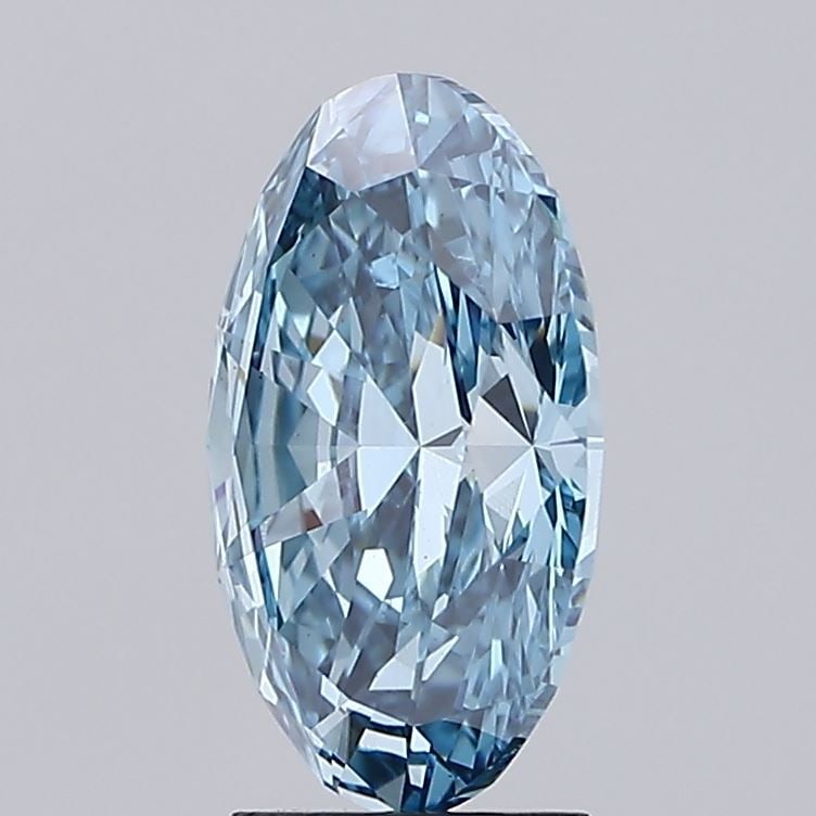 Loose Diamond - OVAL 3.78ct Fancy Vivid Blue VS1: Loose Diamond - OVAL 3.78ct Fancy Vivid Blue VS1 Source: This is a real non-mined Diamond that has been grown in a lab Shape: OVAL Carats: 3.78 Color: Fancy Vivid Blue Certification: IGI Video: Video