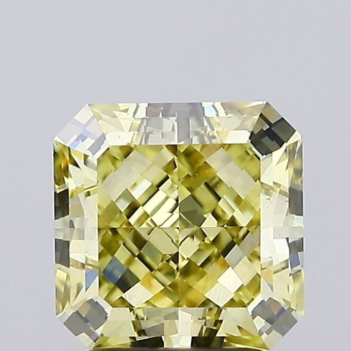 Loose Diamond - CUSHION 2.53ct Fancy Light Yellow VS1: Loose Diamond - CUSHION 2.53ct Fancy Light Yellow VS1 Source: This is a real non-mined Diamond that has been grown in a lab Shape: CUSHION Carats: 2.53 Color: Fancy Light Yellow Certification: IGI Vid