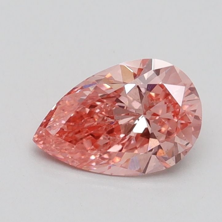 Loose Diamond - PEAR 0.71ct Fancy Vivid Pink VS1: Loose Diamond - PEAR 0.71ct Fancy Vivid Pink VS1 Source: This is a real non-mined Diamond that has been grown in a lab Shape: PEAR Carats: 0.71 Color: Fancy Vivid Pink Certification: IGI Video: