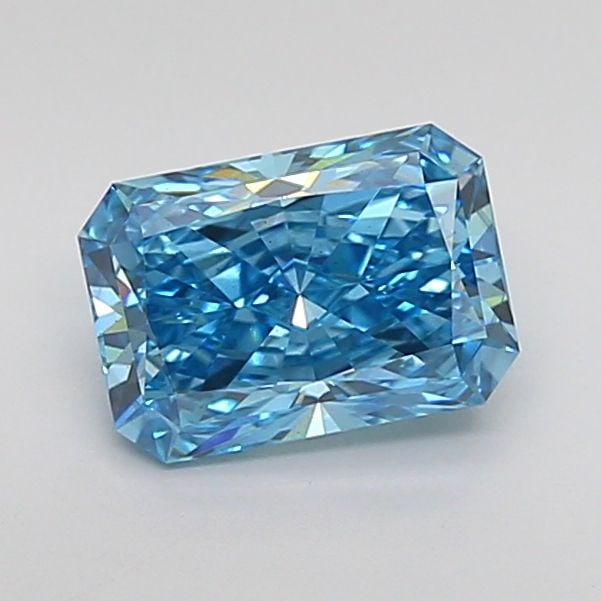 Loose Diamond - RADIANT 1.52ct Fancy Vivid Blue VS2: Loose Diamond - RADIANT 1.52ct Fancy Vivid Blue VS2 Source: This is a real non-mined Diamond that has been grown in a lab Shape: RADIANT Carats: 1.52 Color: Fancy Vivid Blue Certification: IGI Video: