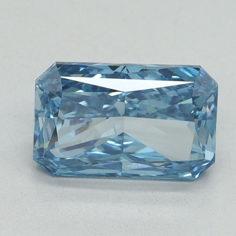 Loose Diamond - RADIANT 1.54ct Fancy Vivid Blue VS1: Loose Diamond - RADIANT 1.54ct Fancy Vivid Blue VS1 Source: This is a real non-mined Diamond that has been grown in a lab Shape: RADIANT Carats: 1.54 Color: Fancy Vivid Blue Certification: IGI Video: