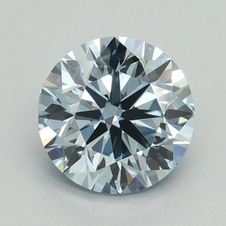 Loose Diamond - ROUND 1.5ct Fancy Intense Blue VS1: Loose Diamond - ROUND 1.5ct Fancy Intense Blue VS1 Source: This is a real non-mined Diamond that has been grown in a lab Shape: ROUND Carats: 1.5 Color: Fancy Intense Blue Certification: IGI Video: