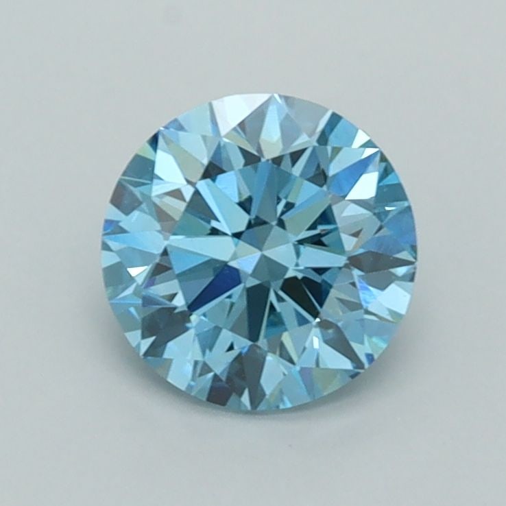 Loose Diamond - ROUND 1.0ct Fancy Vivid Blue VVS2: Loose Diamond - ROUND 1.0ct Fancy Vivid Blue VVS2 Source: This is a real non-mined Diamond that has been grown in a lab Shape: ROUND Carats: 1.0 Color: Fancy Vivid Blue Certification: IGI Video: