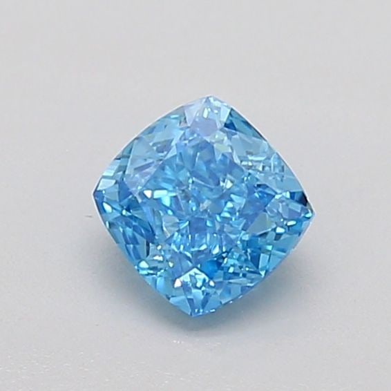 Loose Diamond - CUSHION BRILLIANT 0.49ct Fancy Vivid Blue VS1: Loose Diamond - CUSHION BRILLIANT 0.49ct Fancy Vivid Blue VS1 Source: This is a real non-mined Diamond that has been grown in a lab Shape: CUSHION BRILLIANT Carats: 0.49 Color: Fancy Vivid Blue Certif