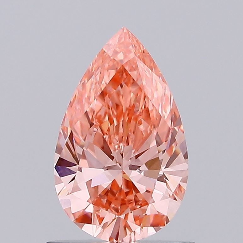 Loose Diamond - PEAR 0.87ct Fancy Vivid Pink VVS2: Loose Diamond - PEAR 0.87ct Fancy Vivid Pink VVS2 Source: This is a real non-mined Diamond that has been grown in a lab Shape: PEAR Carats: 0.87 Color: Fancy Vivid Pink Certification: IGI Video: