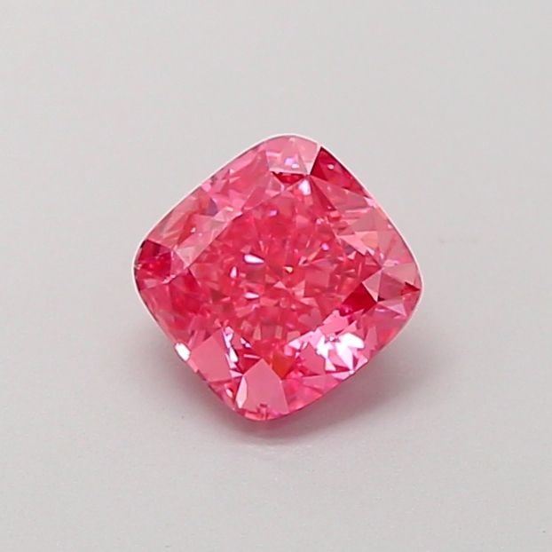Loose Diamond - CUSHION BRILLIANT 1.02ct Fancy Vivid Pink VVS2: Loose Diamond - CUSHION BRILLIANT 1.02ct Fancy Vivid Pink VVS2 Source: This is a real non-mined Diamond that has been grown in a lab Shape: CUSHION BRILLIANT Carats: 1.02 Color: Fancy Vivid Pink Certi