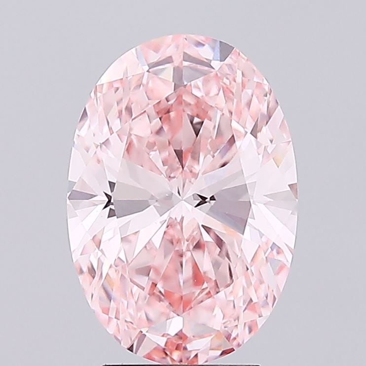 Loose Diamond - OVAL 4.06ct Fancy Vivid Pink VVS2: Loose Diamond - OVAL 4.06ct Fancy Vivid Pink VVS2 Source: This is a real non-mined Diamond that has been grown in a lab Shape: OVAL Carats: 4.06 Color: Fancy Vivid Pink Certification: IGI Video: