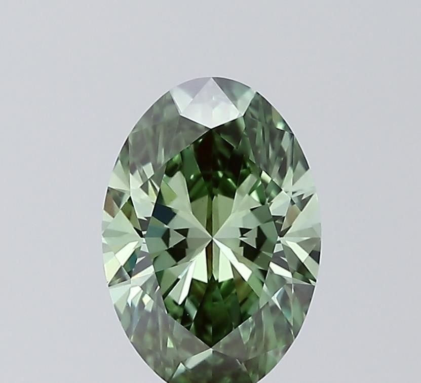 Loose Diamond - OVAL 1.58ct Fancy Vivid Green VVS2: Loose Diamond - OVAL 1.58ct Fancy Vivid Green VVS2 Source: This is a real non-mined Diamond that has been grown in a lab Shape: OVAL Carats: 1.58 Color: Fancy Vivid Green Certification: IGI Video: