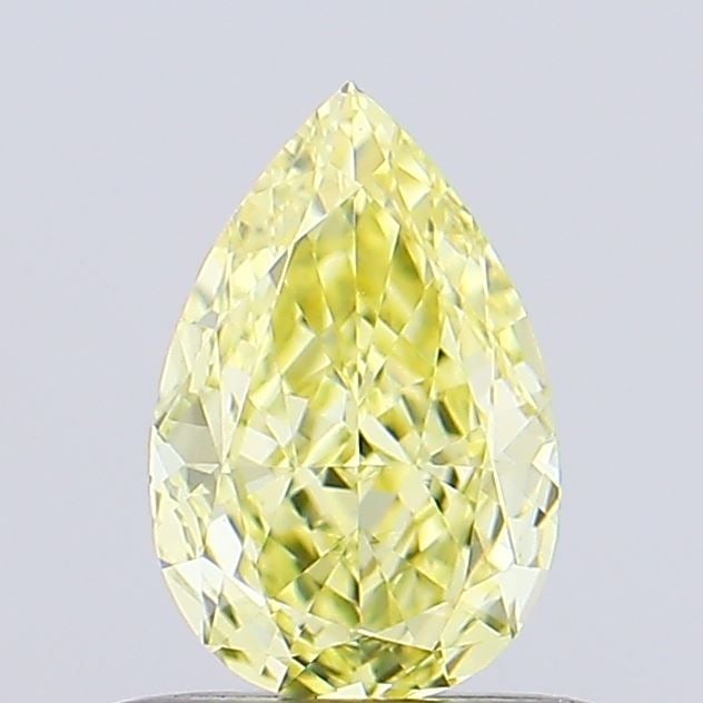 Loose Diamond - PEAR 0.56ct Fancy Intense Yellow VVS2: Loose Diamond - PEAR 0.56ct Fancy Intense Yellow VVS2 Source: This is a real non-mined Diamond that has been grown in a lab Shape: PEAR Carats: 0.56 Color: Fancy Intense Yellow Certification: NONE Vid