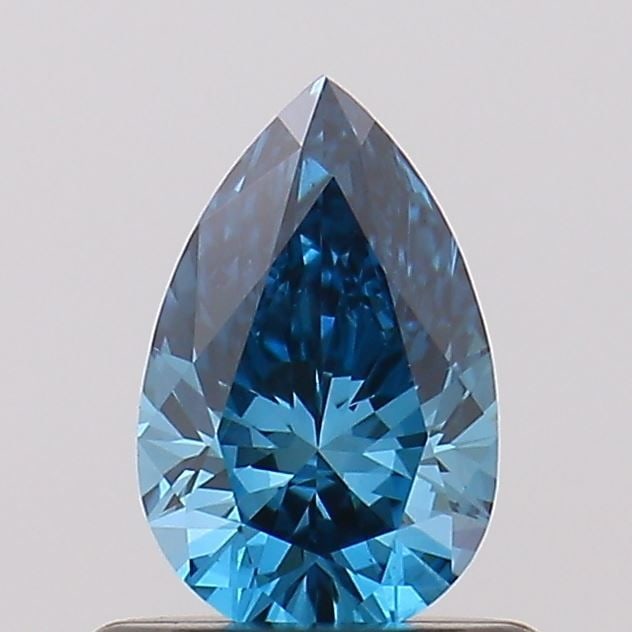 Loose Diamond - PEAR 0.55ct Fancy Vivid Blue VS2: Loose Diamond - PEAR 0.55ct Fancy Vivid Blue VS2 Source: This is a real non-mined Diamond that has been grown in a lab Shape: PEAR Carats: 0.55 Color: Fancy Vivid Blue Certification: NONE Video: