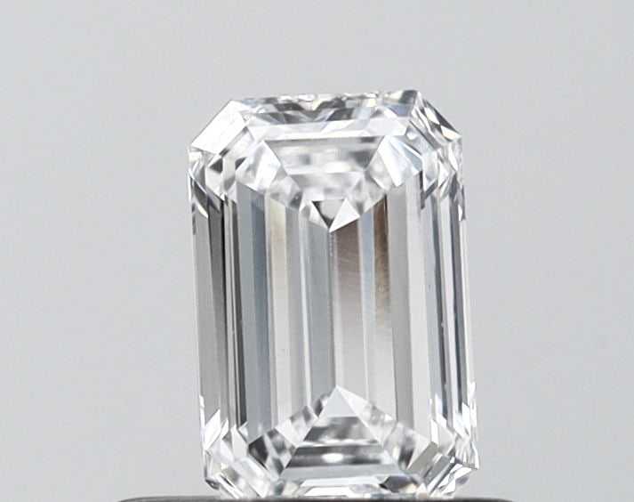 Loose Diamond - EMERALD 0.57ct D VVS1: Loose Diamond - EMERALD 0.57ct D VVS1 Source: This is a real non-mined Diamond that has been grown in a lab Shape: EMERALD Carats: 0.57 Color: D Clarity: VVS1 Certification: IGI Video: