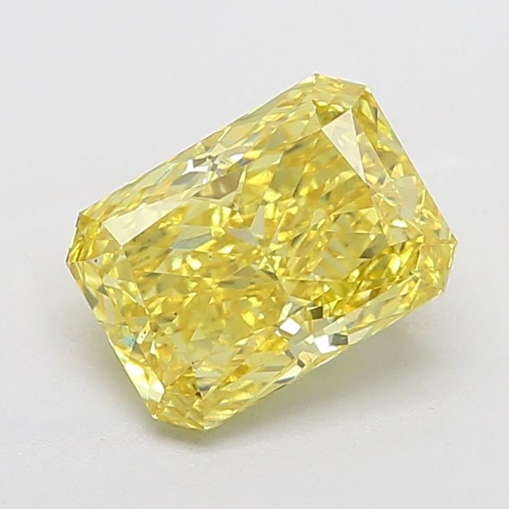 Loose Diamond - RADIANT 4.14ct Fancy Vivid Yellow VS2: Loose Diamond - RADIANT 4.14ct Fancy Vivid Yellow VS2 Source: This is a real non-mined Diamond that has been grown in a lab Shape: RADIANT Carats: 4.14 Color: Fancy Vivid Yellow Certification: IGI Vid