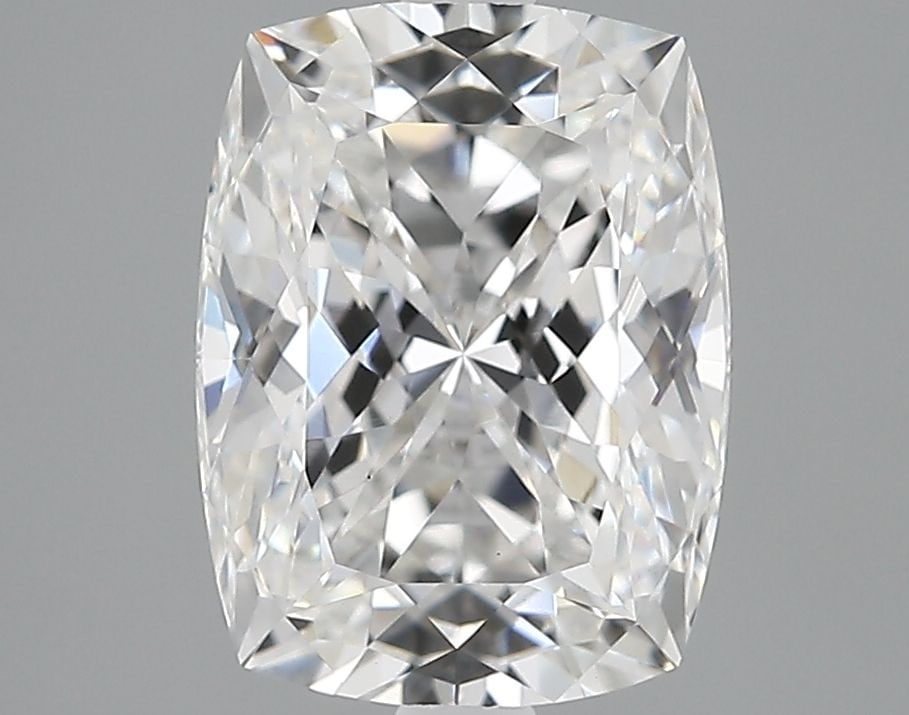 Loose Diamond - CUSHION MODIFIED 2.69ct E VS1: Loose Diamond - CUSHION MODIFIED 2.69ct E VS1 Source: This is a real non-mined Diamond that has been grown in a lab Shape: CUSHION MODIFIED Carats: 2.69 Color: E Clarity: VS1 Certification: IGI
