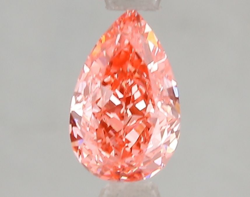 Loose Diamond - PEAR 1.06ct Fancy Vivid Pink SI1: Loose Diamond - PEAR 1.06ct Fancy Vivid Pink SI1 Source: This is a real non-mined Diamond that has been grown in a lab Shape: PEAR Carats: 1.06 Color: Fancy Vivid Pink Certification: IGI Video: