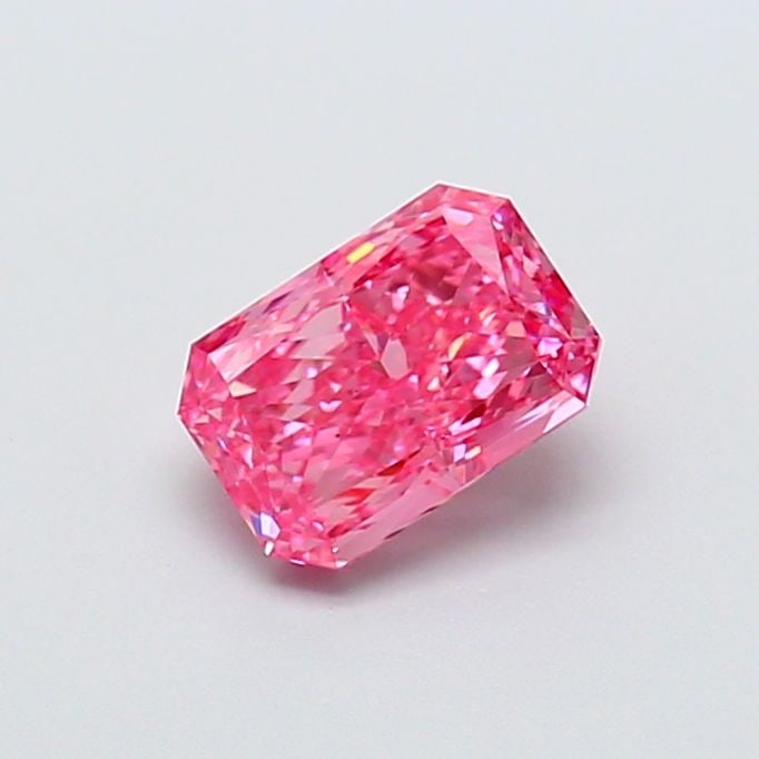 Loose Diamond - RADIANT 1.83ct Fancy Vivid Pink VS1: Loose Diamond - RADIANT 1.83ct Fancy Vivid Pink VS1 Source: This is a real non-mined Diamond that has been grown in a lab Shape: RADIANT Carats: 1.83 Color: Fancy Vivid Pink Certification: IGI Video: