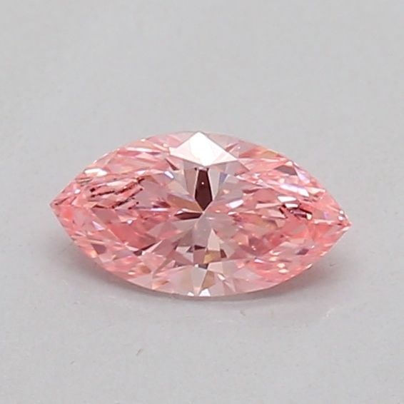 Loose Diamond - MARQUISE 0.19ct Fancy Vivid Pink VVS2: Loose Diamond - MARQUISE 0.19ct Fancy Vivid Pink VVS2 Source: This is a real non-mined Diamond that has been grown in a lab Shape: MARQUISE Carats: 0.19 Color: Fancy Vivid Pink Certification: IGI PLEA