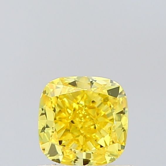 Loose Diamond - CUSHION MODIFIED 1.04ct Fancy Vivid Yellow VS1: Loose Diamond - CUSHION MODIFIED 1.04ct Fancy Vivid Yellow VS1 Source: This is a real non-mined Diamond that has been grown in a lab Shape: CUSHION MODIFIED Carats: 1.04 Color: Fancy Vivid Yellow Cert