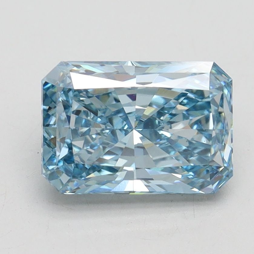 Loose Diamond - RADIANT 1.92ct Fancy Vivid Blue VS1: Loose Diamond - RADIANT 1.92ct Fancy Vivid Blue VS1 Source: This is a real non-mined Diamond that has been grown in a lab Shape: RADIANT Carats: 1.92 Color: Fancy Vivid Blue Certification: IGI Video: