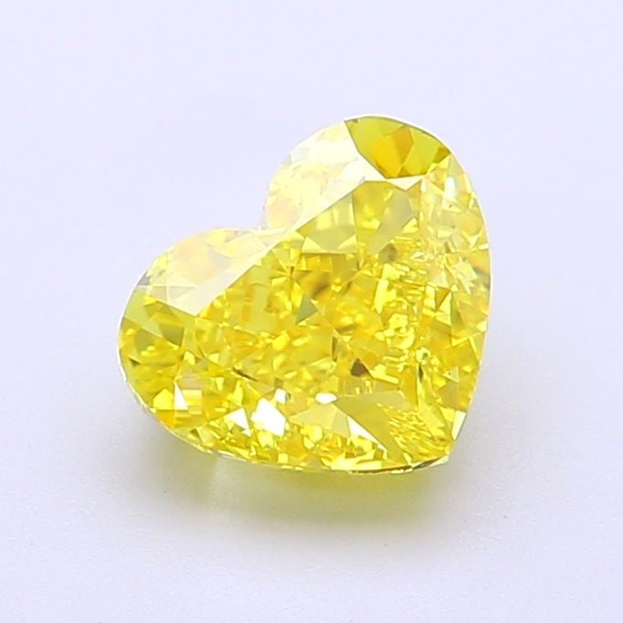 Loose Diamond - HEART 1.68ct Fancy Vivid Yellow VS1: Loose Diamond - HEART 1.68ct Fancy Vivid Yellow VS1 Source: This is a real non-mined Diamond that has been grown in a lab Shape: HEART Carats: 1.68 Color: Fancy Vivid Yellow Certification: IGI Video: