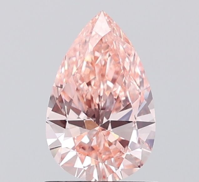 Loose Diamond - PEAR 1.0ct Fancy Intense Pink Brown VS1: Loose Diamond - PEAR 1.0ct Fancy Intense Pink Brown VS1 Source: This is a real non-mined Diamond that has been grown in a lab Shape: PEAR Carats: 1.0 Color: Fancy Intense Pink Brown Certification: IGI