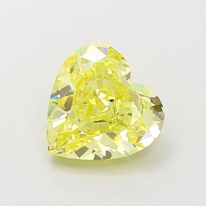 Loose Diamond - HEART 1.55ct Fancy Intense Yellow VVS2: Loose Diamond - HEART 1.55ct Fancy Intense Yellow VVS2 Source: This is a real non-mined Diamond that has been grown in a lab Shape: HEART Carats: 1.55 Color: Fancy Intense Yellow Certification: IGI PL