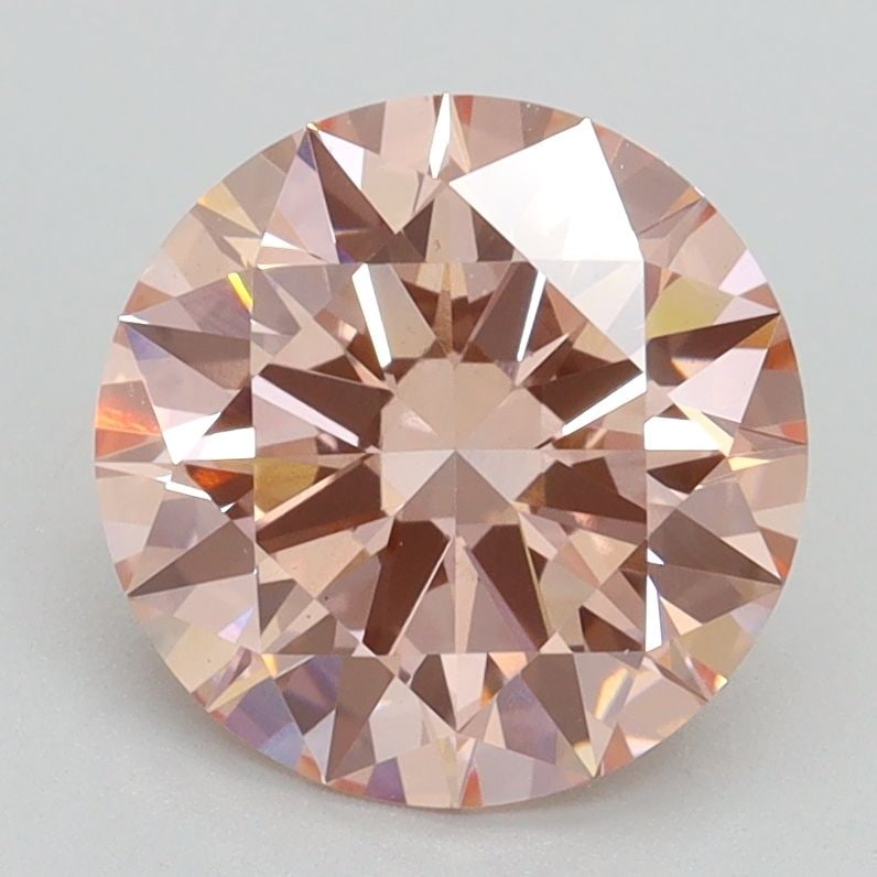 Ideal Loose Diamond - ROUND 2.4ct Fancy Intense Pink VS1: Ideal Loose Diamond - ROUND 2.4ct Fancy Intense Pink VS1 Source: This is a real non-mined Diamond that has been grown in a lab Shape: ROUND Carats: 2.4 Color: Fancy Intense Pink Certification: IGI Vid