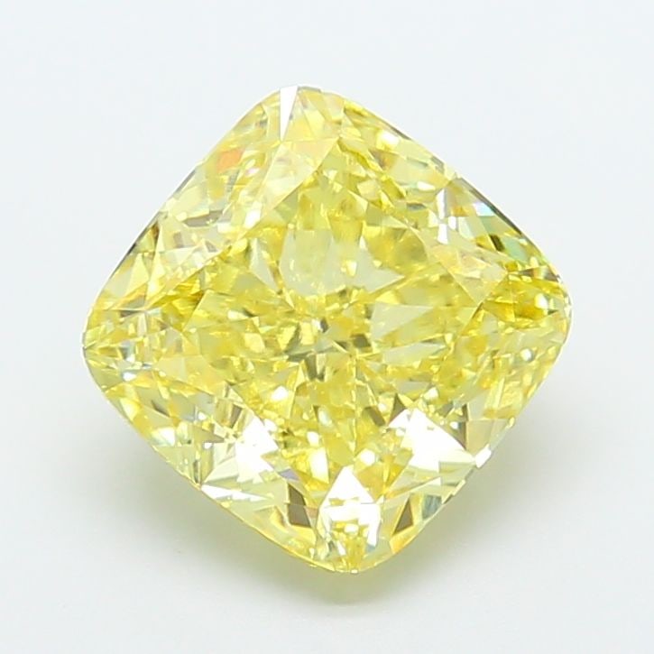 Loose Diamond - CUSHION MODIFIED 5.05ct Fancy Intense Yellow VS1 (1 of 1)