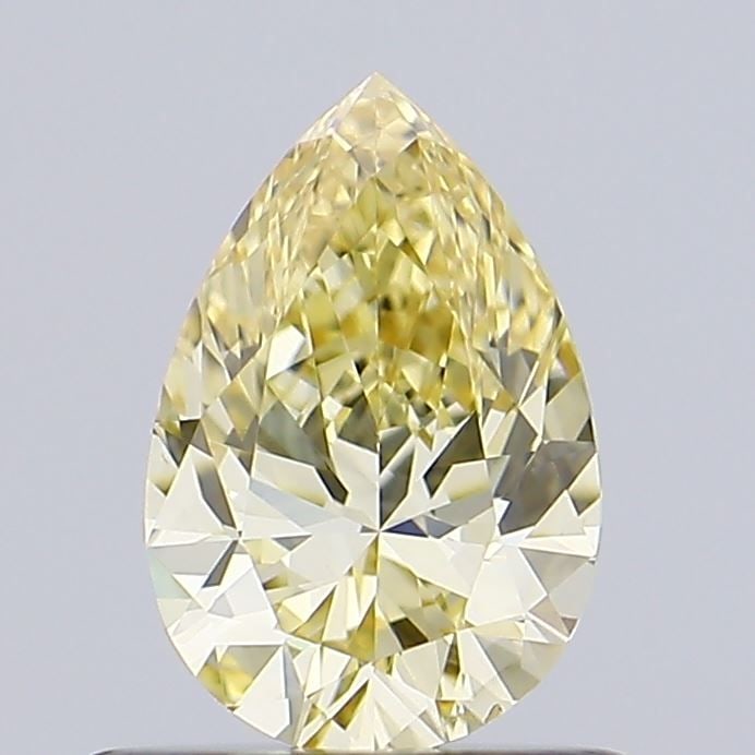 Loose Diamond - PEAR 0.6ct Fancy Vivid Yellow VS2: Loose Diamond - PEAR 0.6ct Fancy Vivid Yellow VS2 Source: This is a real non-mined Diamond that has been grown in a lab Shape: PEAR Carats: 0.6 Color: Fancy Vivid Yellow Certification: NONE Video: