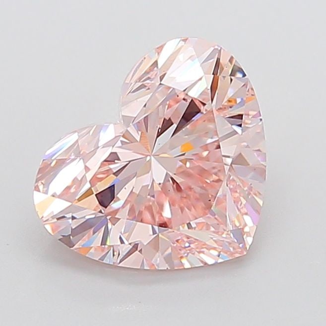 Loose Diamond - HEART 4.07ct Fancy Pink VS2: Loose Diamond - HEART 4.07ct Fancy Pink VS2 Source: This is a real non-mined Diamond that has been grown in a lab Shape: HEART Carats: 4.07 Color: Fancy Pink Certification: IGI PLEASE NOTE: Framed, La