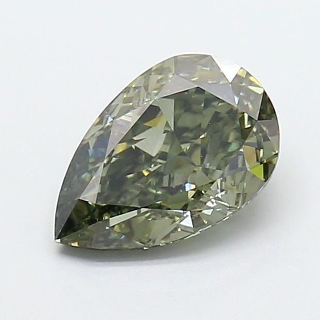 Loose Diamond - PEAR 1.36ct Fancy Intense Green VS1: Loose Diamond - PEAR 1.36ct Fancy Intense Green VS1 Source: This is a real non-mined Diamond that has been grown in a lab Shape: PEAR Carats: 1.36 Color: Fancy Intense Green Certification: IGI Video:
