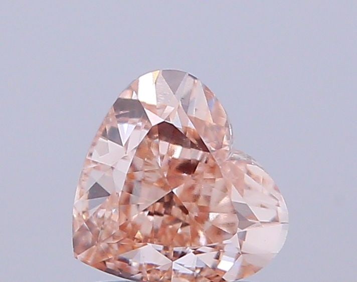 Loose Diamond - HEART 1.54ct Fancy Light Pinkish Brown VVS2: Loose Diamond - HEART 1.54ct Fancy Light Pinkish Brown VVS2 Source: This is a real non-mined Diamond that has been grown in a lab Shape: HEART Carats: 1.54 Color: Fancy Light Pinkish Brown Certificati