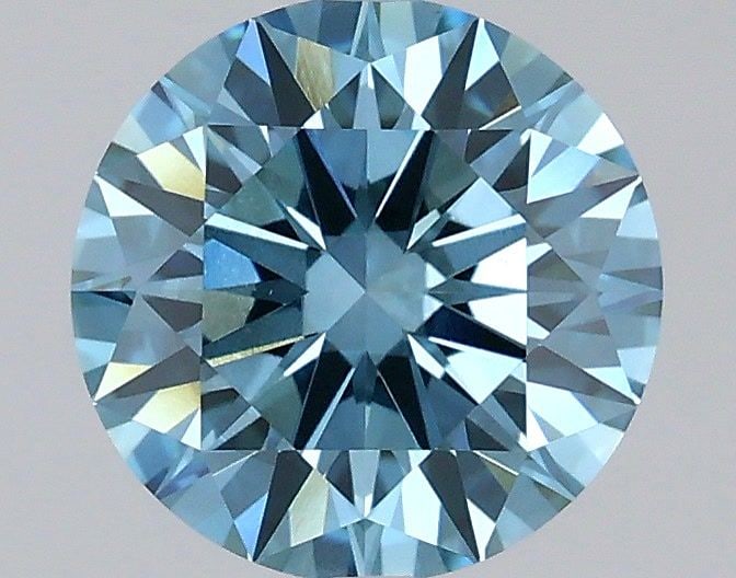 Ideal Loose Diamond - ROUND 1.05ct Fancy Vivid Blue VS2: Ideal Loose Diamond - ROUND 1.05ct Fancy Vivid Blue VS2 Source: This is a real non-mined Diamond that has been grown in a lab Shape: ROUND Carats: 1.05 Color: Fancy Vivid Blue Certification: IGI Video