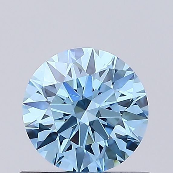Ideal Loose Diamond - ROUND 0.54ct Fancy Vivid Blue VVS2: Ideal Loose Diamond - ROUND 0.54ct Fancy Vivid Blue VVS2 Source: This is a real non-mined Diamond that has been grown in a lab Shape: ROUND Carats: 0.54 Color: Fancy Vivid Blue Certification: IGI Vide