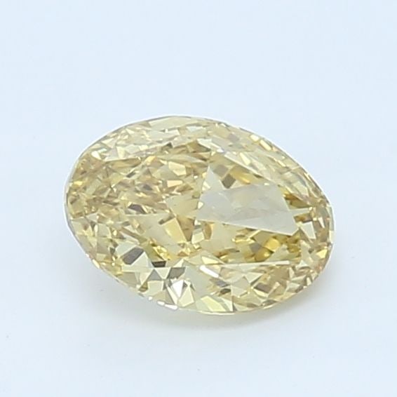 Loose Diamond - OVAL 1.0ct Fancy Vivid Yellow VS1: Loose Diamond - OVAL 1.0ct Fancy Vivid Yellow VS1 Source: This is a real non-mined Diamond that has been grown in a lab Shape: OVAL Carats: 1.0 Color: Fancy Vivid Yellow Certification: IGI Video:
