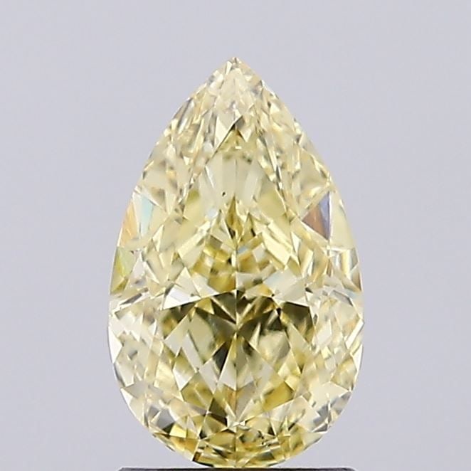 Loose Diamond - PEAR 1.6ct Fancy Intense Yellow VS1: Loose Diamond - PEAR 1.6ct Fancy Intense Yellow VS1 Source: This is a real non-mined Diamond that has been grown in a lab Shape: PEAR Carats: 1.6 Color: Fancy Intense Yellow Certification: IGI Video: