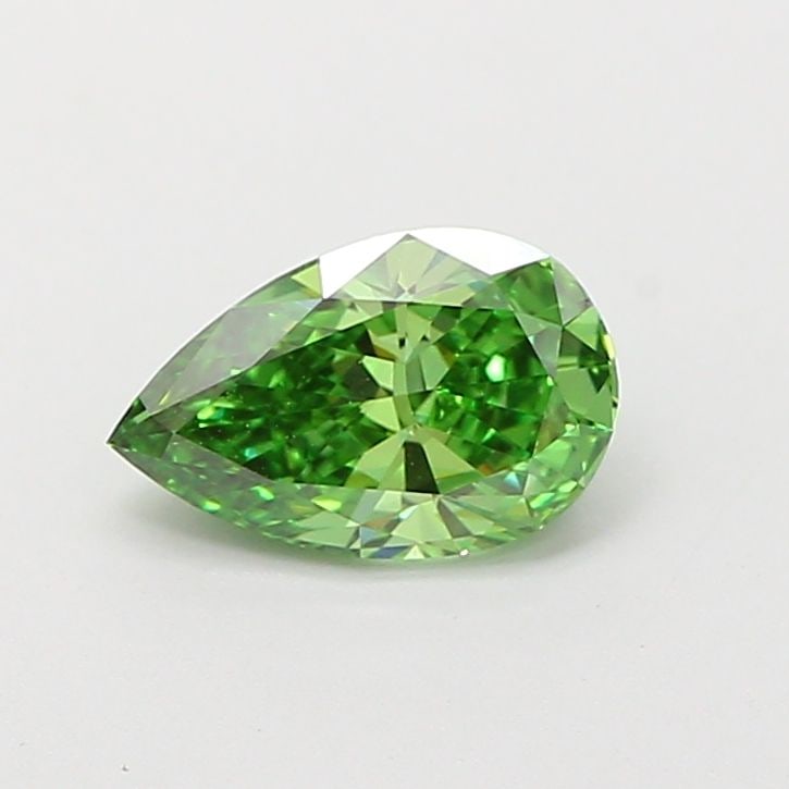 Loose Diamond - PEAR 1.0ct Fancy Vivid Green VVS2: Loose Diamond - PEAR 1.0ct Fancy Vivid Green VVS2 Source: This is a real non-mined Diamond that has been grown in a lab Shape: PEAR Carats: 1.0 Color: Fancy Vivid Green Certification: IGI Video: