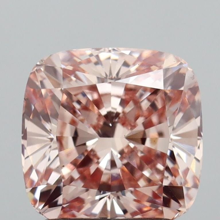 Loose Diamond - CUSHION MODIFIED 2.06ct Fancy Brown Pink VS1: Loose Diamond - CUSHION MODIFIED 2.06ct Fancy Brown Pink VS1 Source: This is a real non-mined Diamond that has been grown in a lab Shape: CUSHION MODIFIED Carats: 2.06 Color: Fancy Brown Pink Certific