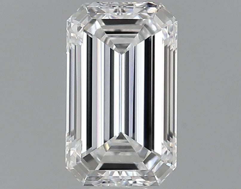 Loose Diamond - EMERALD 0.86ct D VVS2: Loose Diamond - EMERALD 0.86ct D VVS2 Source: This is a real non-mined Diamond that has been grown in a lab Shape: EMERALD Carats: 0.86 Color: D Clarity: VVS2 Certification: IGI PLEASE NOTE: Framed, L