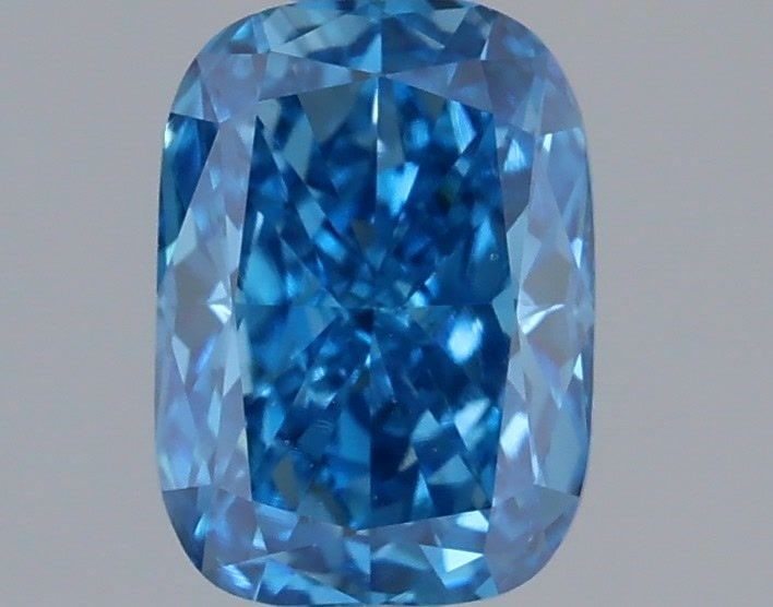 Loose Diamond - CUSHION MODIFIED 1.06ct Fancy Vivid Blue VS1: Loose Diamond - CUSHION MODIFIED 1.06ct Fancy Vivid Blue VS1 Source: This is a real non-mined Diamond that has been grown in a lab Shape: CUSHION MODIFIED Carats: 1.06 Color: Fancy Vivid Blue Certific
