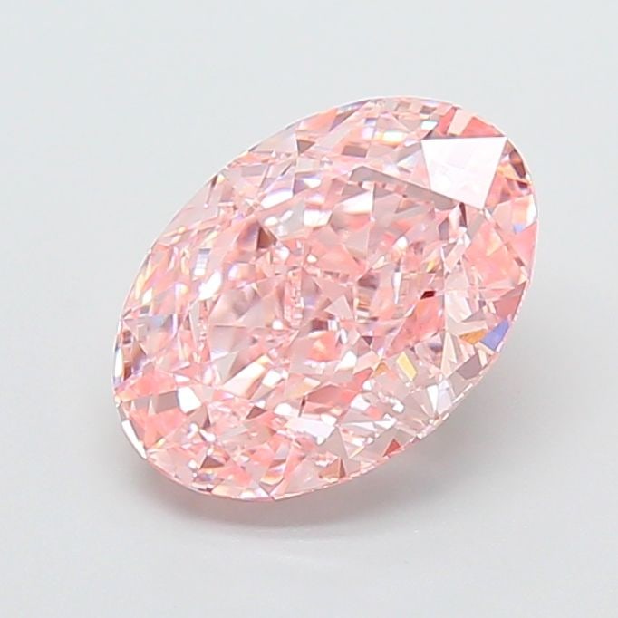 Loose Diamond - OVAL 3.56ct Fancy Vivid Pink VVS2: Loose Diamond - OVAL 3.56ct Fancy Vivid Pink VVS2 Source: This is a real non-mined Diamond that has been grown in a lab Shape: OVAL Carats: 3.56 Color: Fancy Vivid Pink Certification: IGI Video: