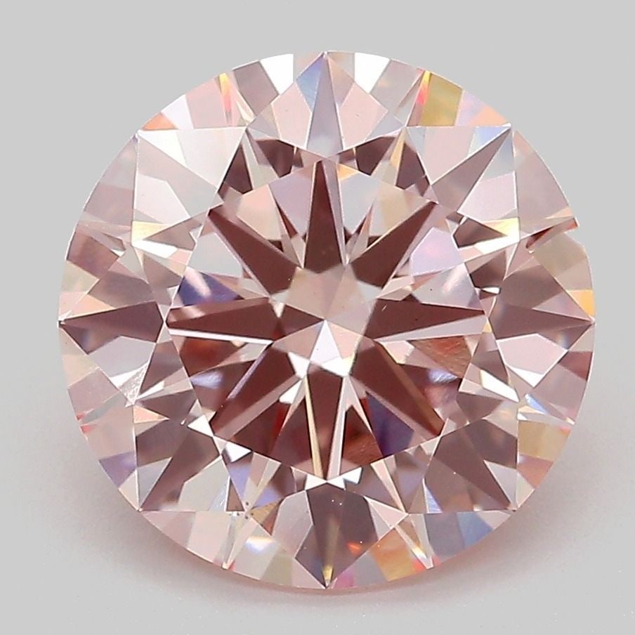 Ideal Loose Diamond - ROUND 4.49ct Fancy Pink VS1: Ideal Loose Diamond - ROUND 4.49ct Fancy Pink VS1 Source: This is a real non-mined Diamond that has been grown in a lab Shape: ROUND Carats: 4.49 Color: Fancy Pink Certification: IGI PLEASE NOTE: Fram