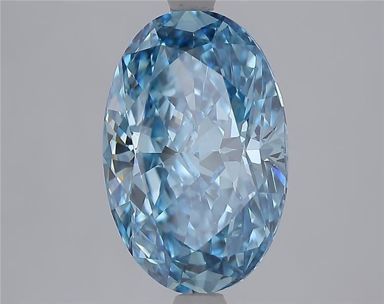 Loose Diamond - OVAL 4.53ct Fancy Vivid Blue VS1: Loose Diamond - OVAL 4.53ct Fancy Vivid Blue VS1 Source: This is a real non-mined Diamond that has been grown in a lab Shape: OVAL Carats: 4.53 Color: Fancy Vivid Blue Certification: IGI Video: