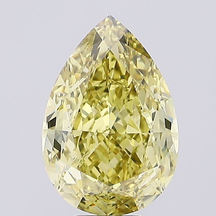 Loose Diamond - PEAR 11.05ct Fancy Vivid Yellow VS1: Loose Diamond - PEAR 11.05ct Fancy Vivid Yellow VS1 Source: This is a real non-mined Diamond that has been grown in a lab Shape: PEAR Carats: 11.05 Color: Fancy Vivid Yellow Certification: NONE Video: