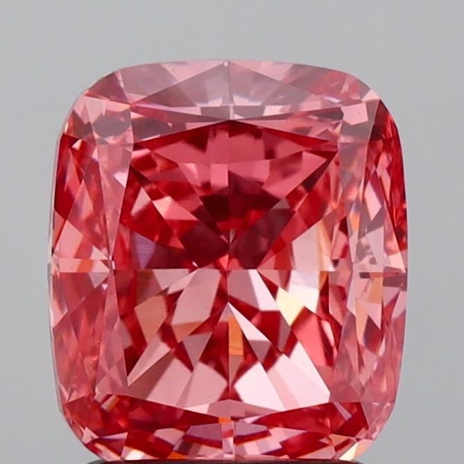 Loose Diamond - CUSHION MODIFIED 1.91ct Fancy Vivid Pink VS1: Loose Diamond - CUSHION MODIFIED 1.91ct Fancy Vivid Pink VS1 Source: This is a real non-mined Diamond that has been grown in a lab Shape: CUSHION MODIFIED Carats: 1.91 Color: Fancy Vivid Pink Certific