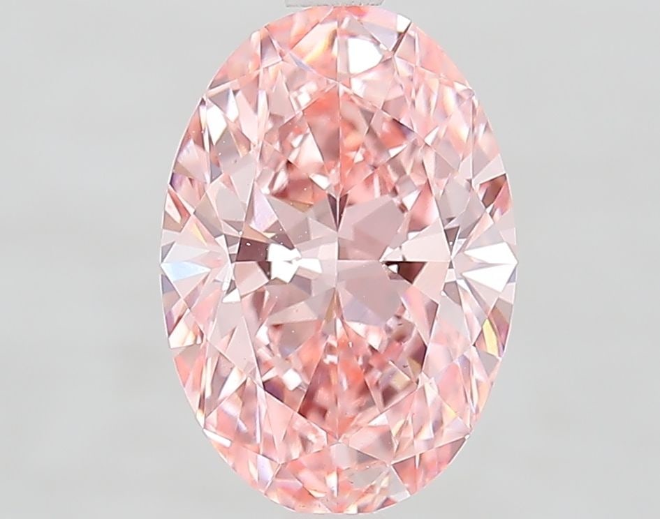 Loose Diamond - OVAL 2.5ct Fancy Vivid Pink VS1: Loose Diamond - OVAL 2.5ct Fancy Vivid Pink VS1 Source: This is a real non-mined Diamond that has been grown in a lab Shape: OVAL Carats: 2.5 Color: Fancy Vivid Pink Certification: IGI Video: