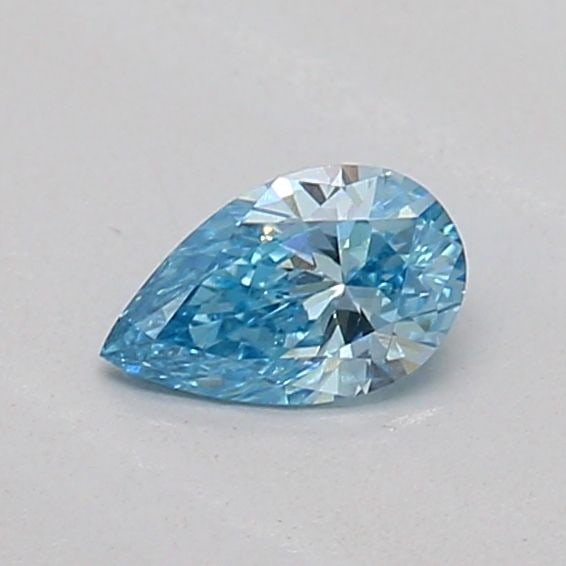 Loose Diamond - PEAR 0.16ct Fancy Vivid Blue VS2: Loose Diamond - PEAR 0.16ct Fancy Vivid Blue VS2 Source: This is a real non-mined Diamond that has been grown in a lab Shape: PEAR Carats: 0.16 Color: Fancy Vivid Blue Certification: IGI Video: